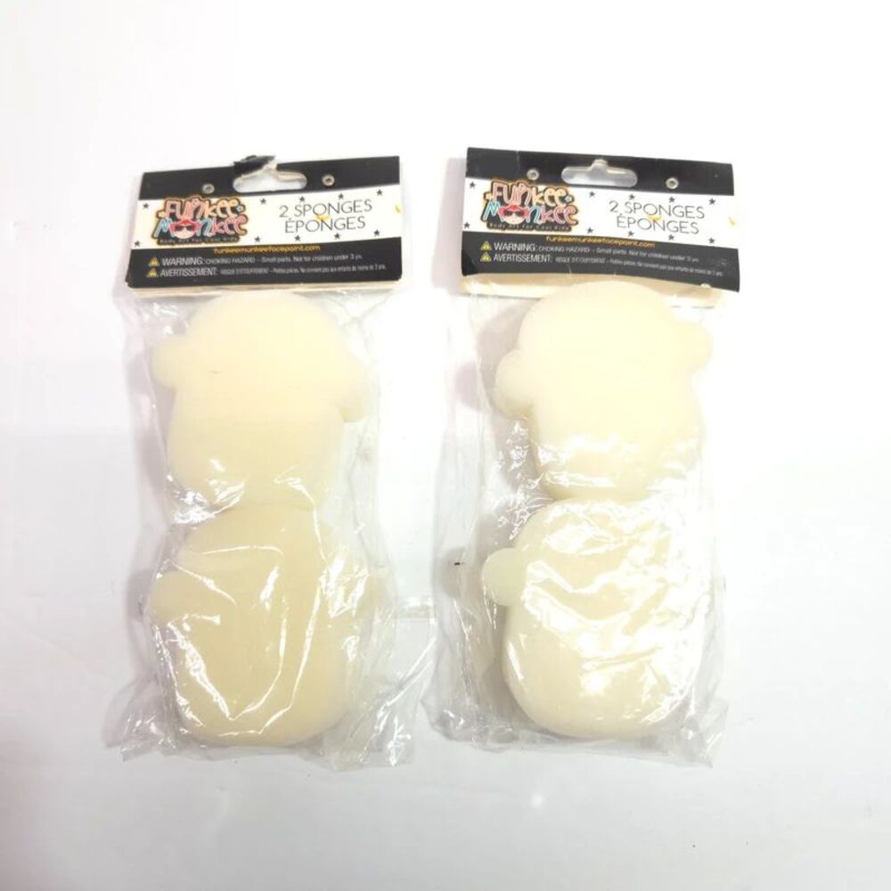 Funkee Munkee 2 Pack Face Paint Sponges Body Art Cool Kids